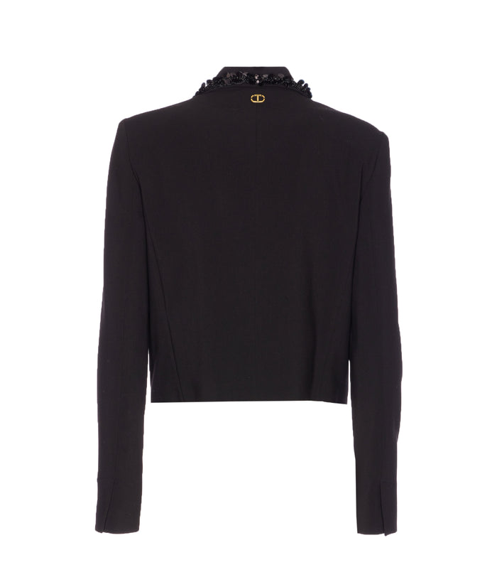 Twin-Set Jackets Black Polyester
