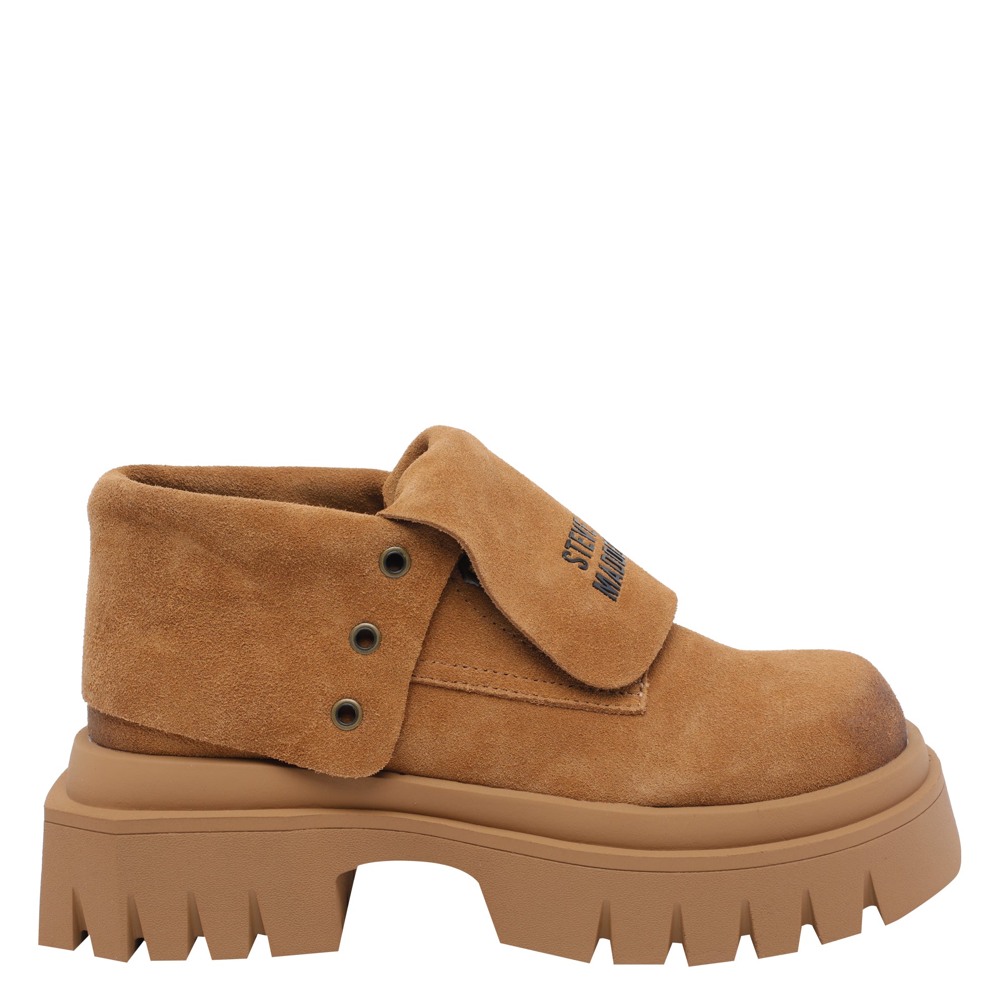 Steve Madden Boots Beige Suede Leather/rubber Sole