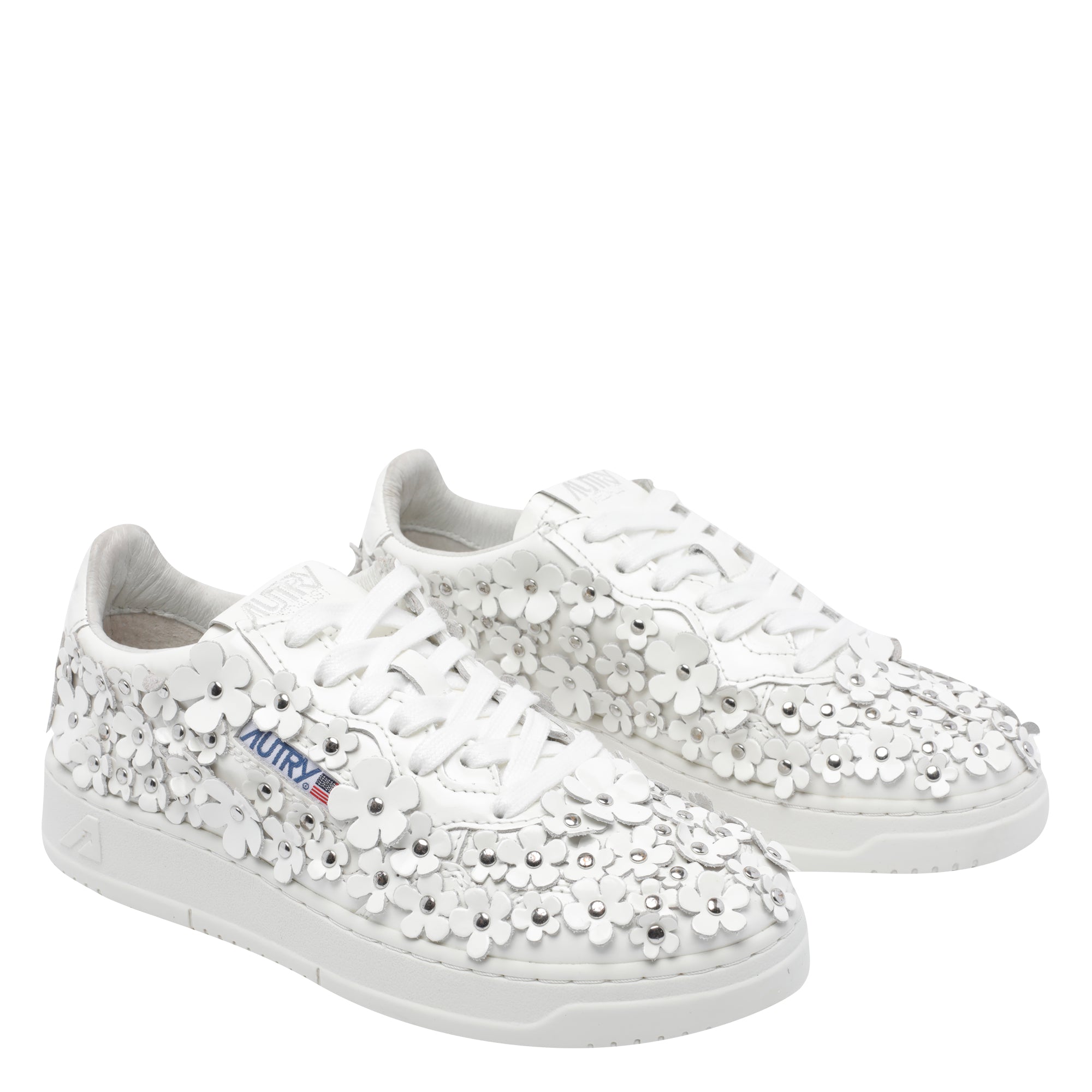 AUTRY Sneakers White Calf Leather/rubber Sole