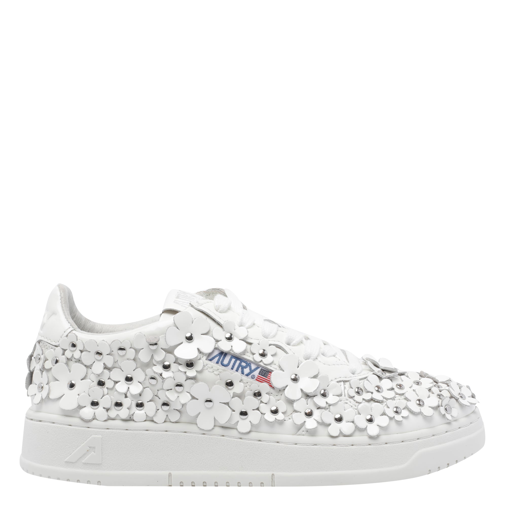 AUTRY Sneakers White Calf Leather/rubber Sole