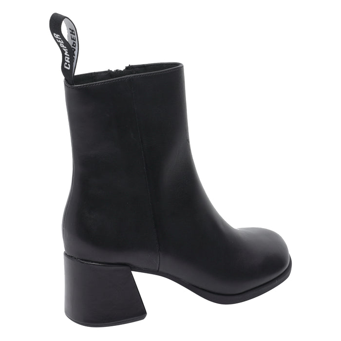 Camper Boots Black Calf Leather/rubber Sole