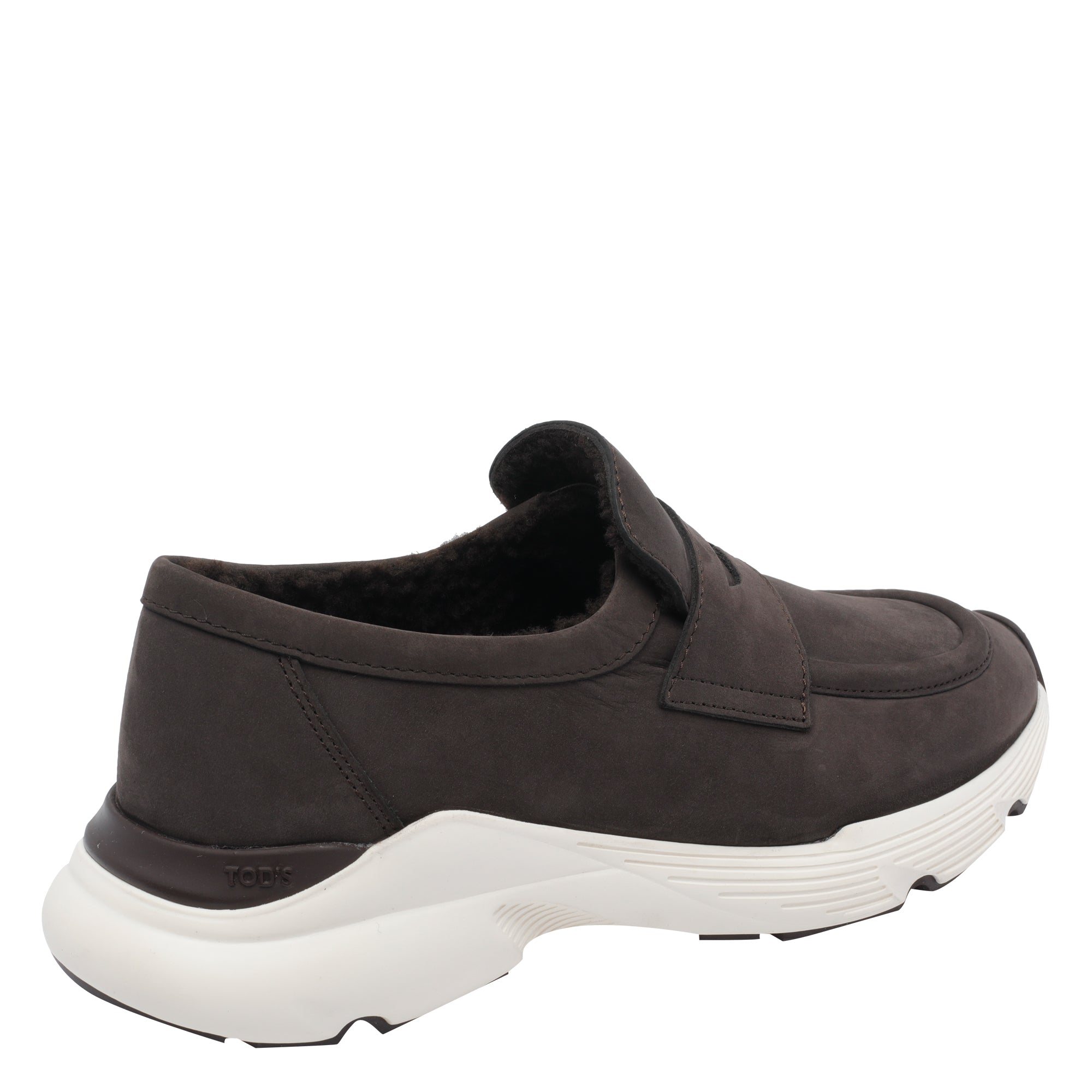 Tods Flat shoes Brown Calf Leather/rubber Sole