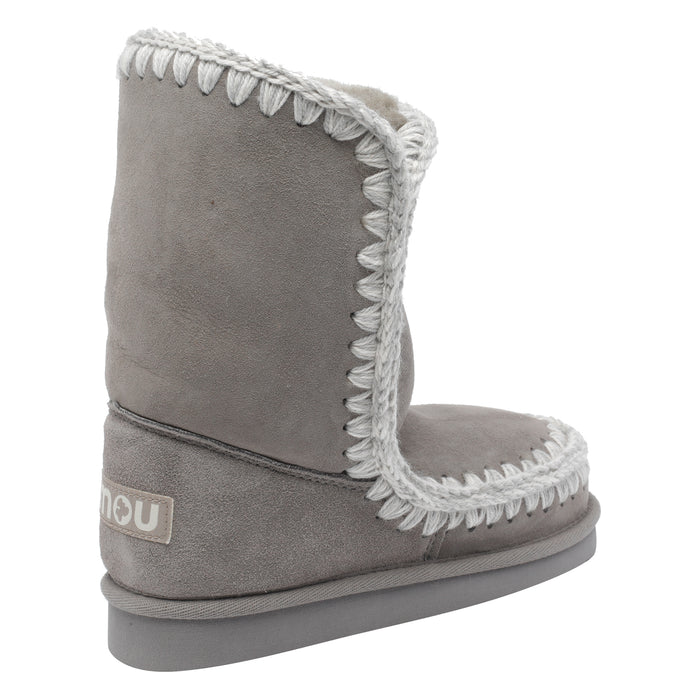 Mou Boots Grey Suede Leather/rubber Sole
