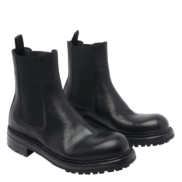 Dolce & Gabbana Boots Black Calf Leather/rubber Sole