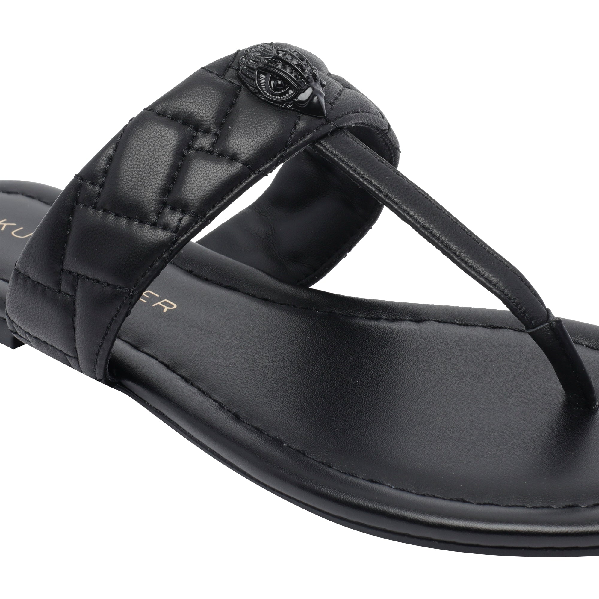 Kurt Geiger Sandals Black Calf Leather/rubber Sole