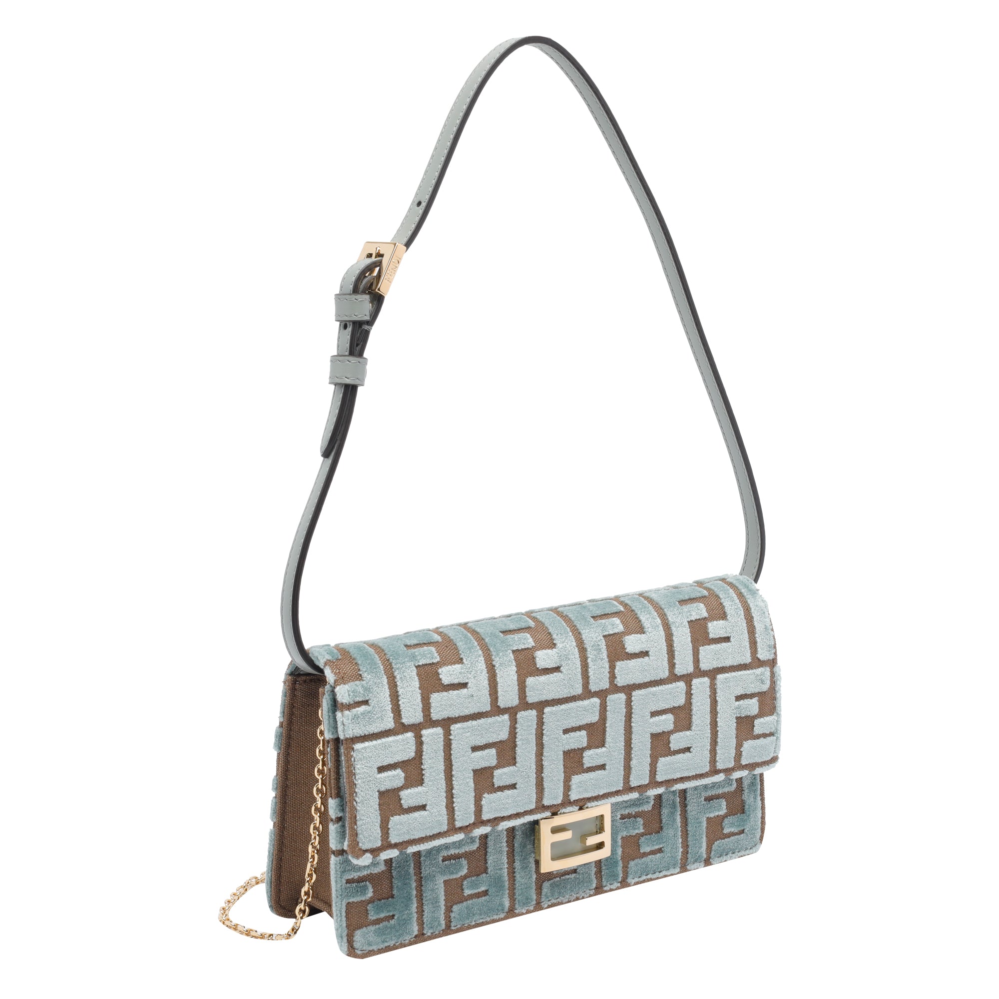 Fendi Bags Blue Fabric
