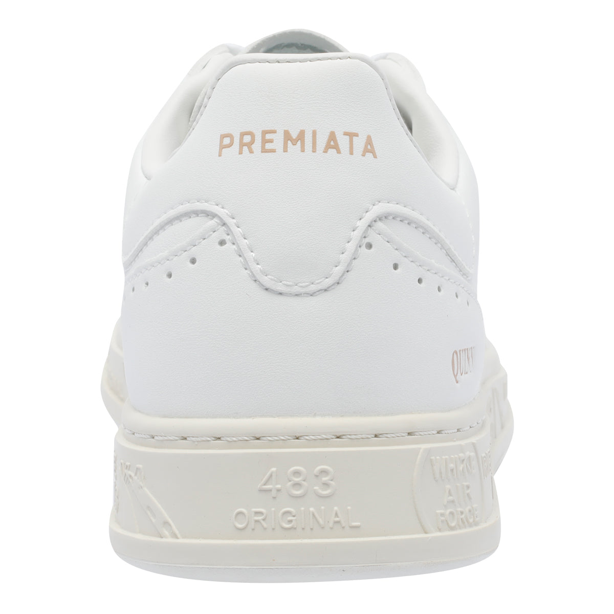 Premiata Sneakers White Calf Leather/rubber Sole