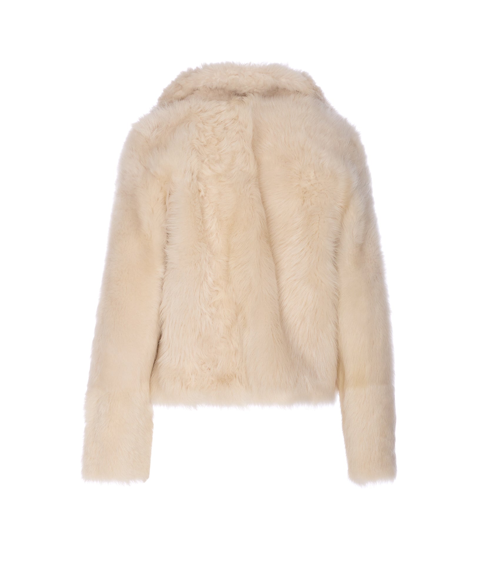Yves Salomon Jackets Beige Lamb Leather
