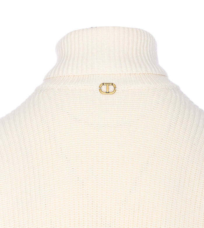 Twin-Set Sweaters Brown Wool