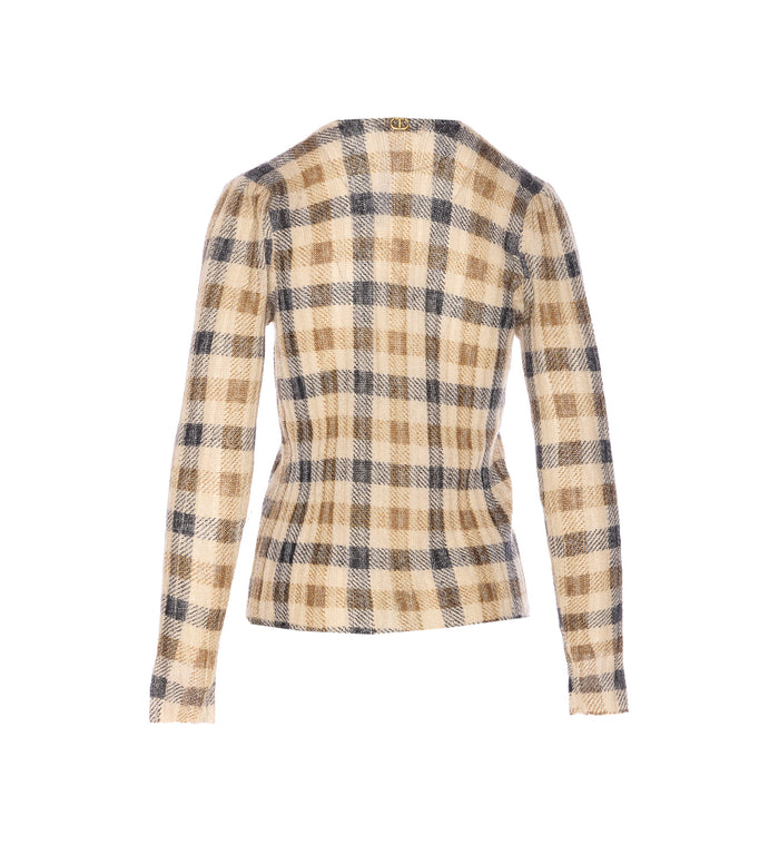 Twin-Set Sweaters Brown Metallic Polyester