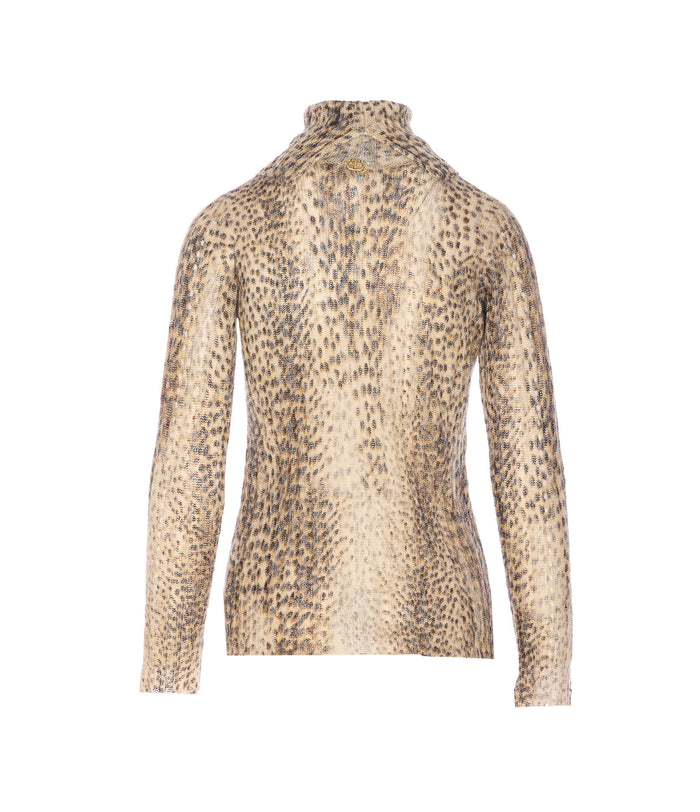 Twin-Set Sweaters Brown Metallic Polyester