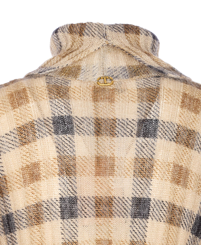 Twin-Set Sweaters Brown Metallic Polyester