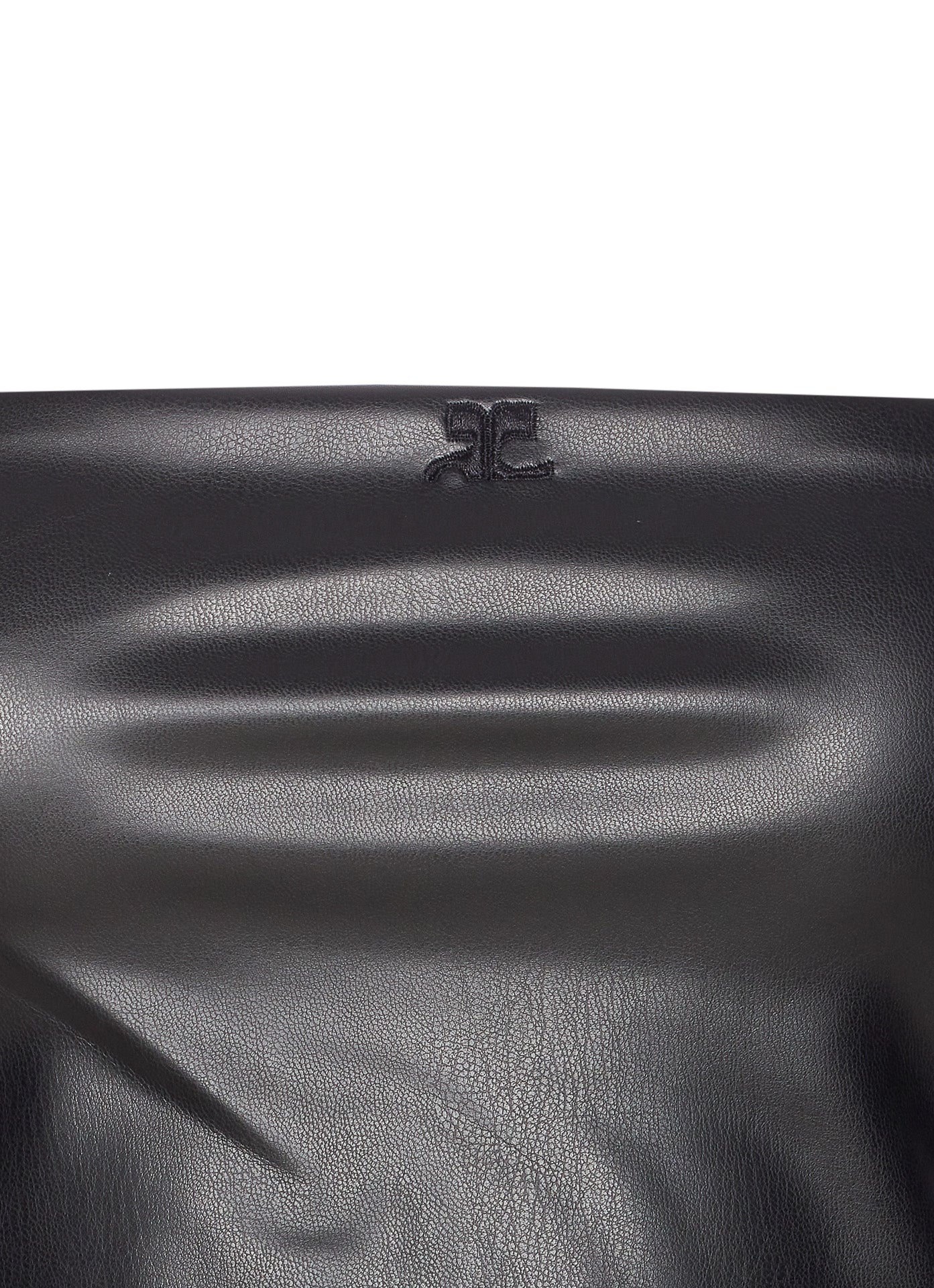 Courreges Dresses Black Polyurethane