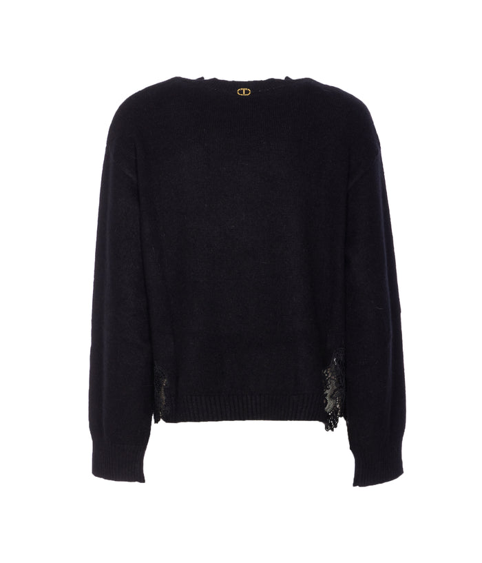 Twin-Set Sweaters Black Polyamide