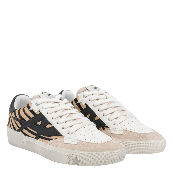ASH Sneakers Beige Calf Leather/rubber Sole