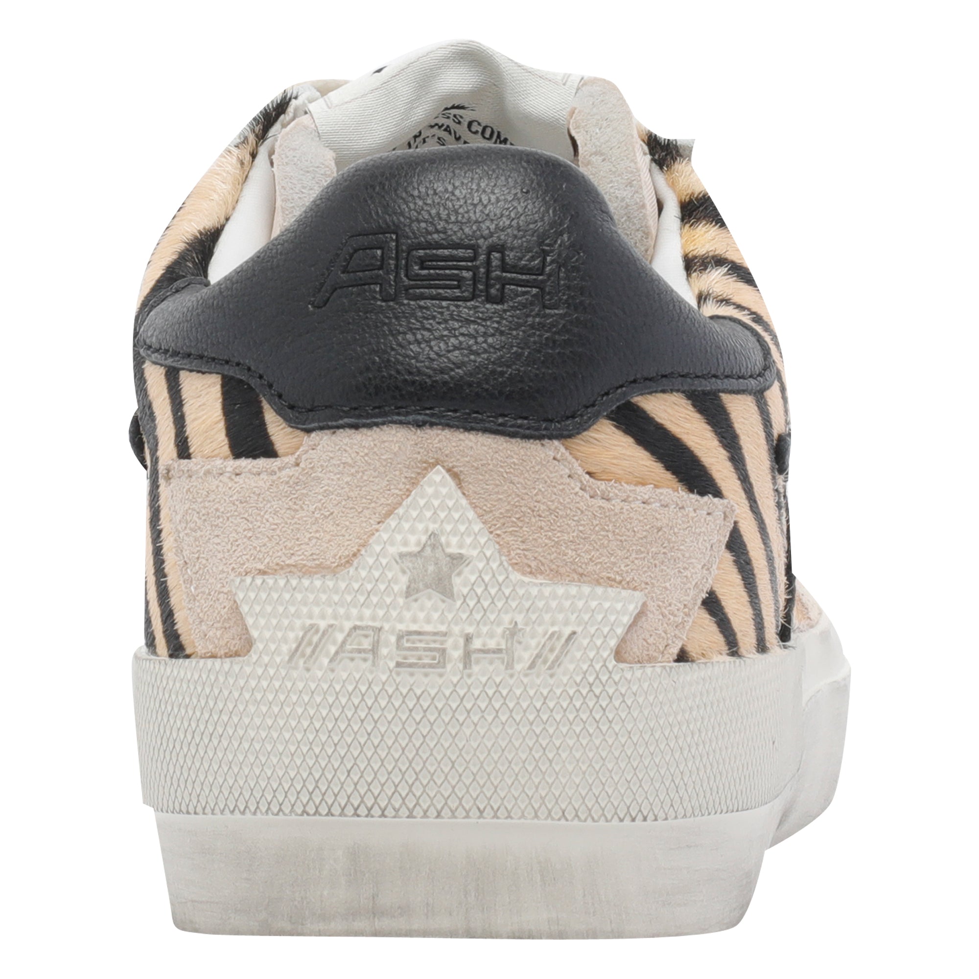 ASH Sneakers Beige Calf Leather/rubber Sole
