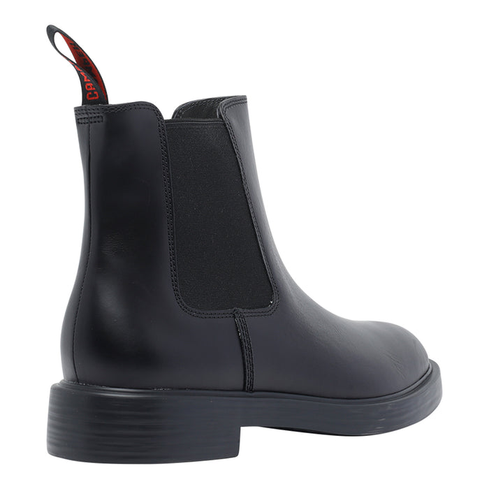 Camper Boots Black Calf Leather/rubber Sole