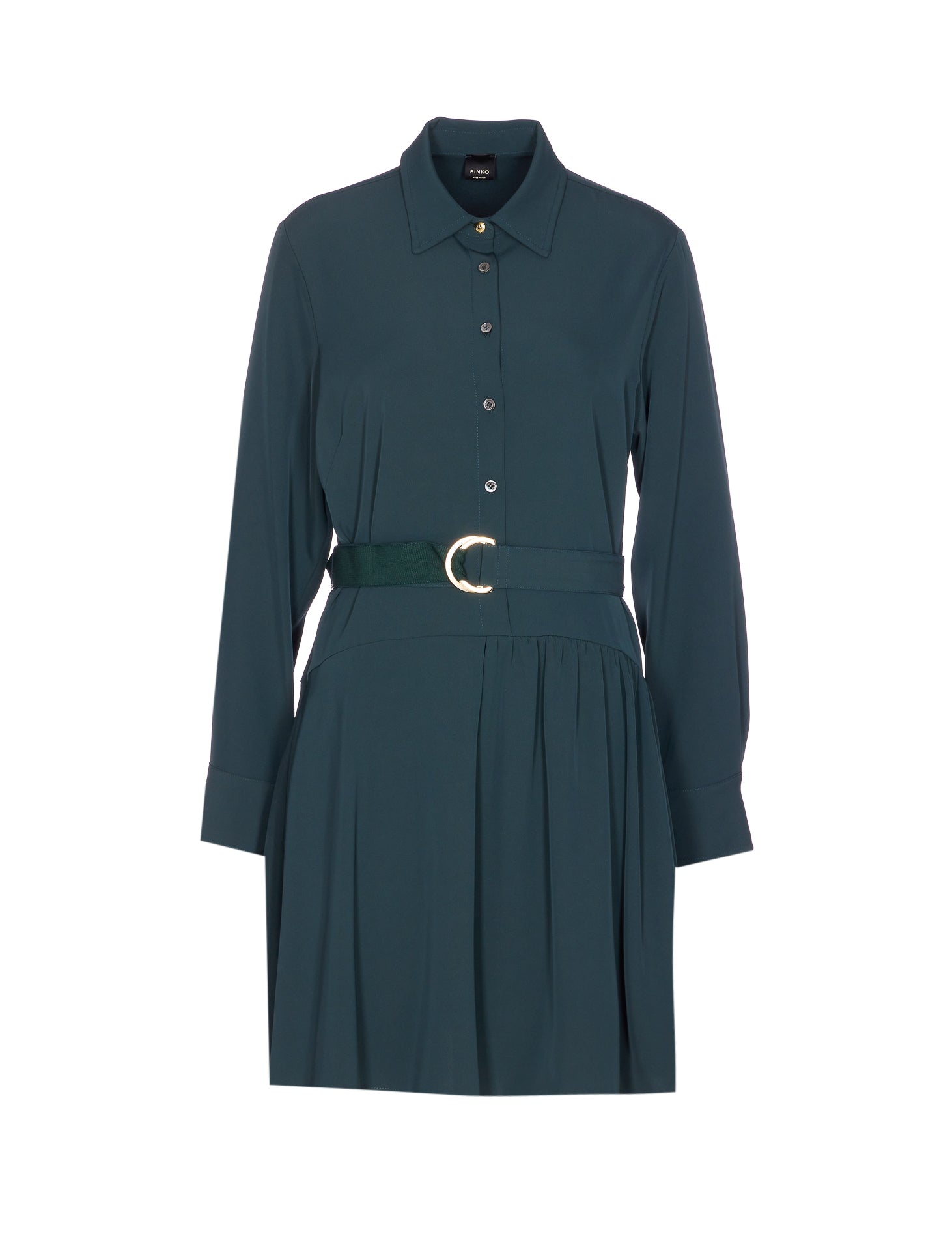 Pinko Dresses Green Polyester