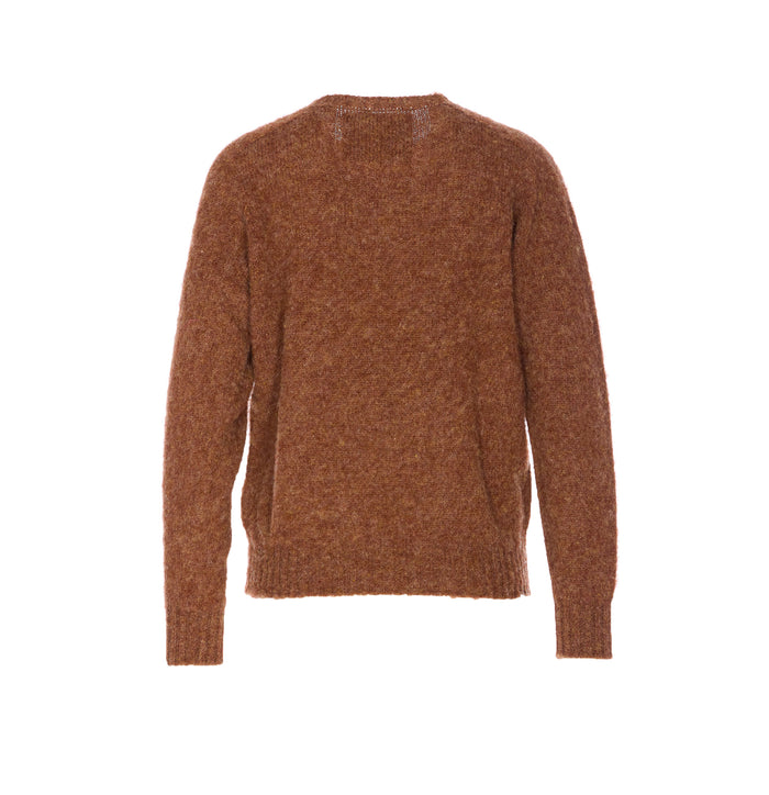 Howlin Sweaters Brown Pure Wool