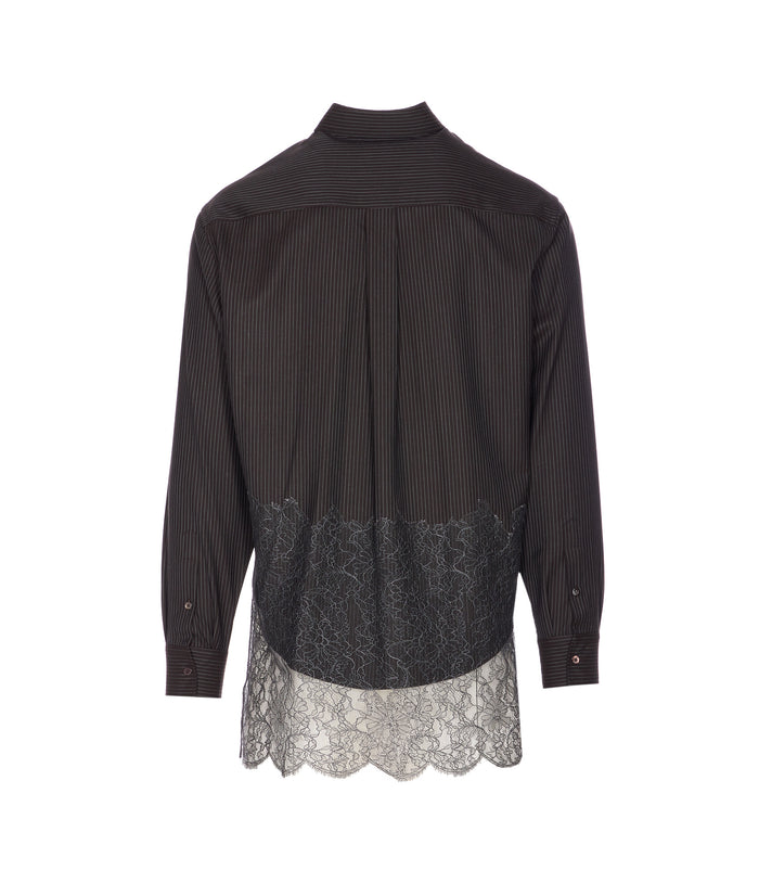 Fendi Shirts Black Virgin Wool