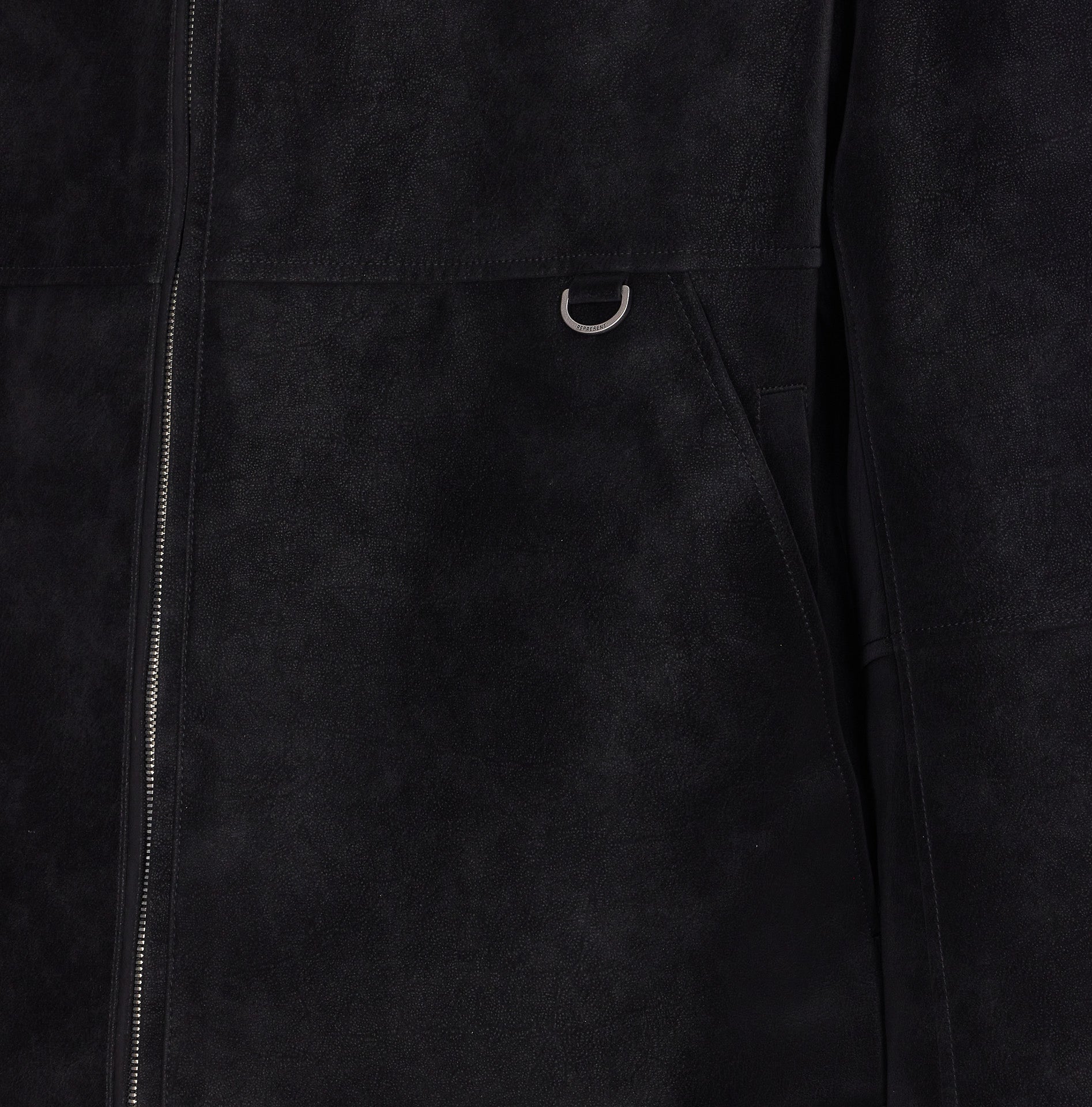 Represent Jackets Black Polyurethane