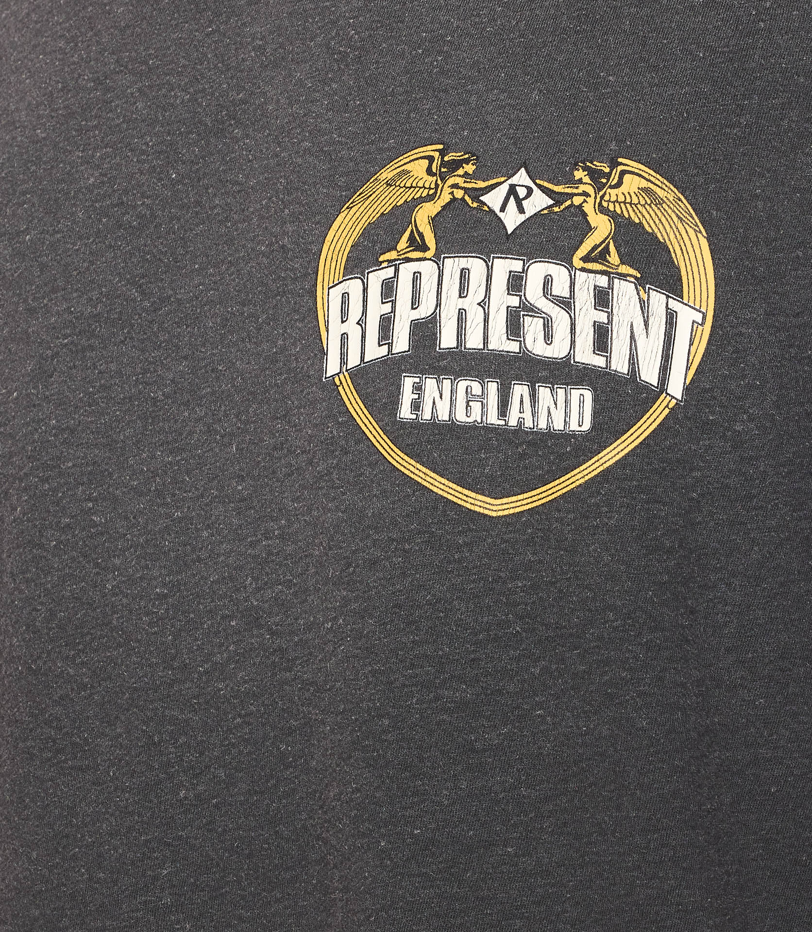 Represent T-shirts and Polos Grey Organic Cotton