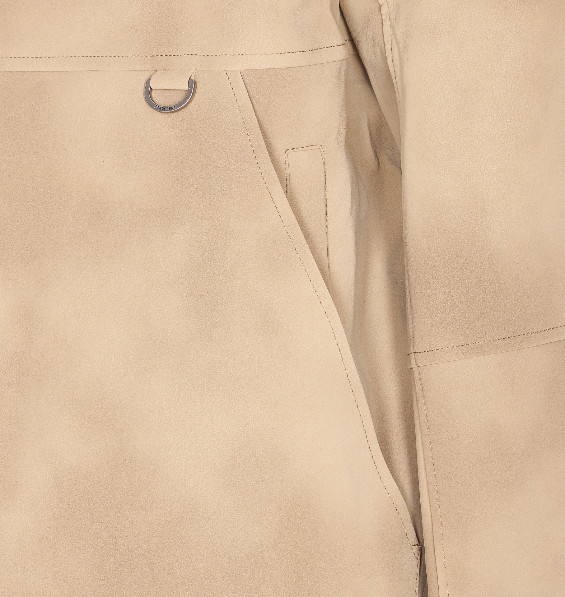 Represent Jackets Beige Polyurethane