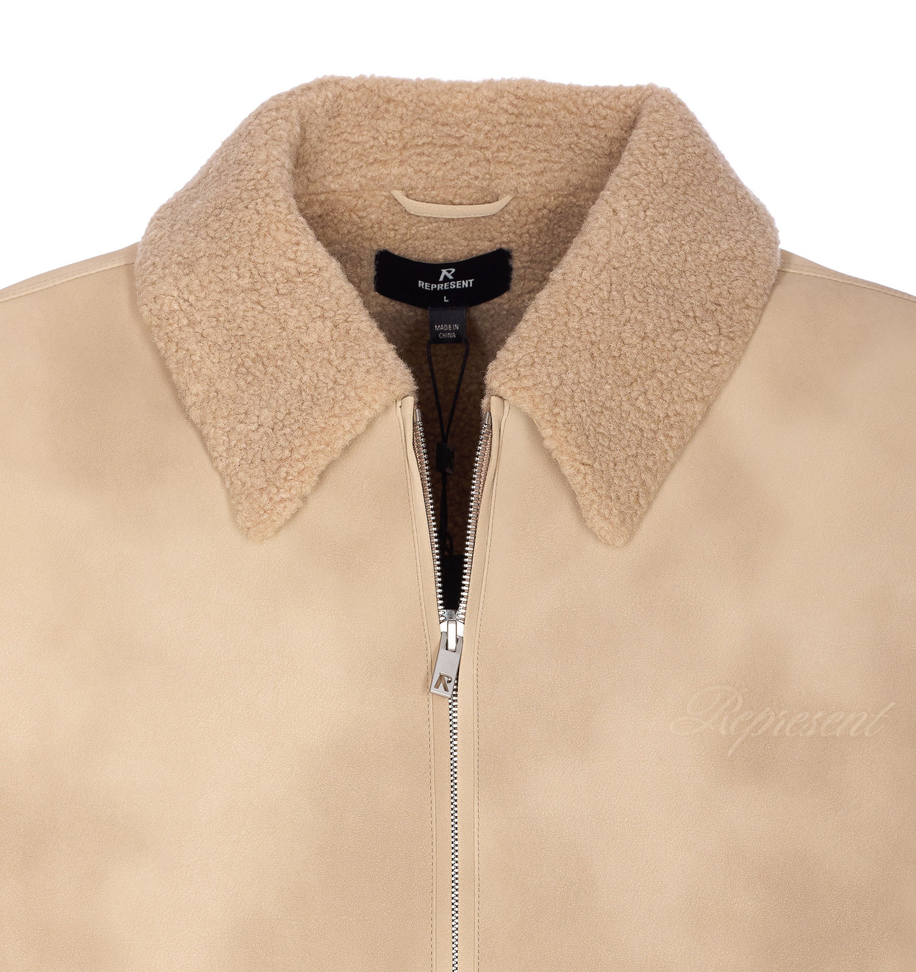 Represent Jackets Beige Polyurethane