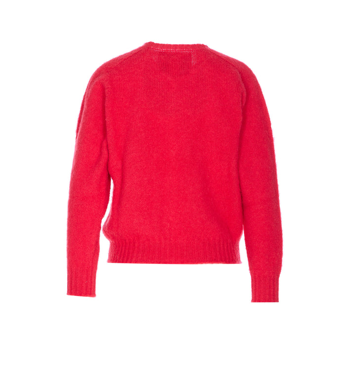 Howlin Sweaters Red Pure Wool