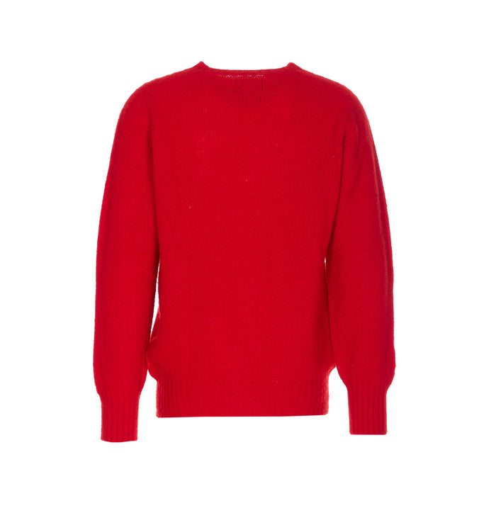 Howlin Sweaters Red Pure Wool
