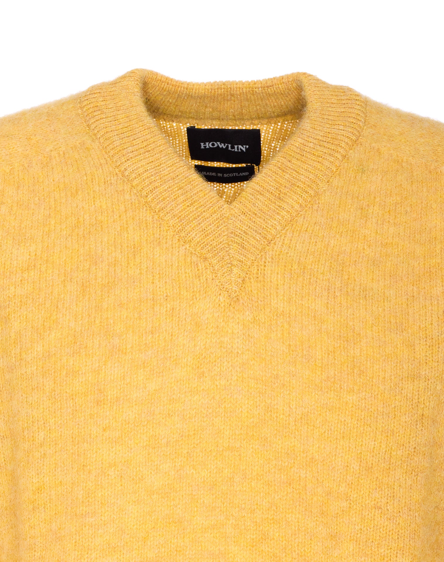 Howlin Sweaters Yellow Pure Wool