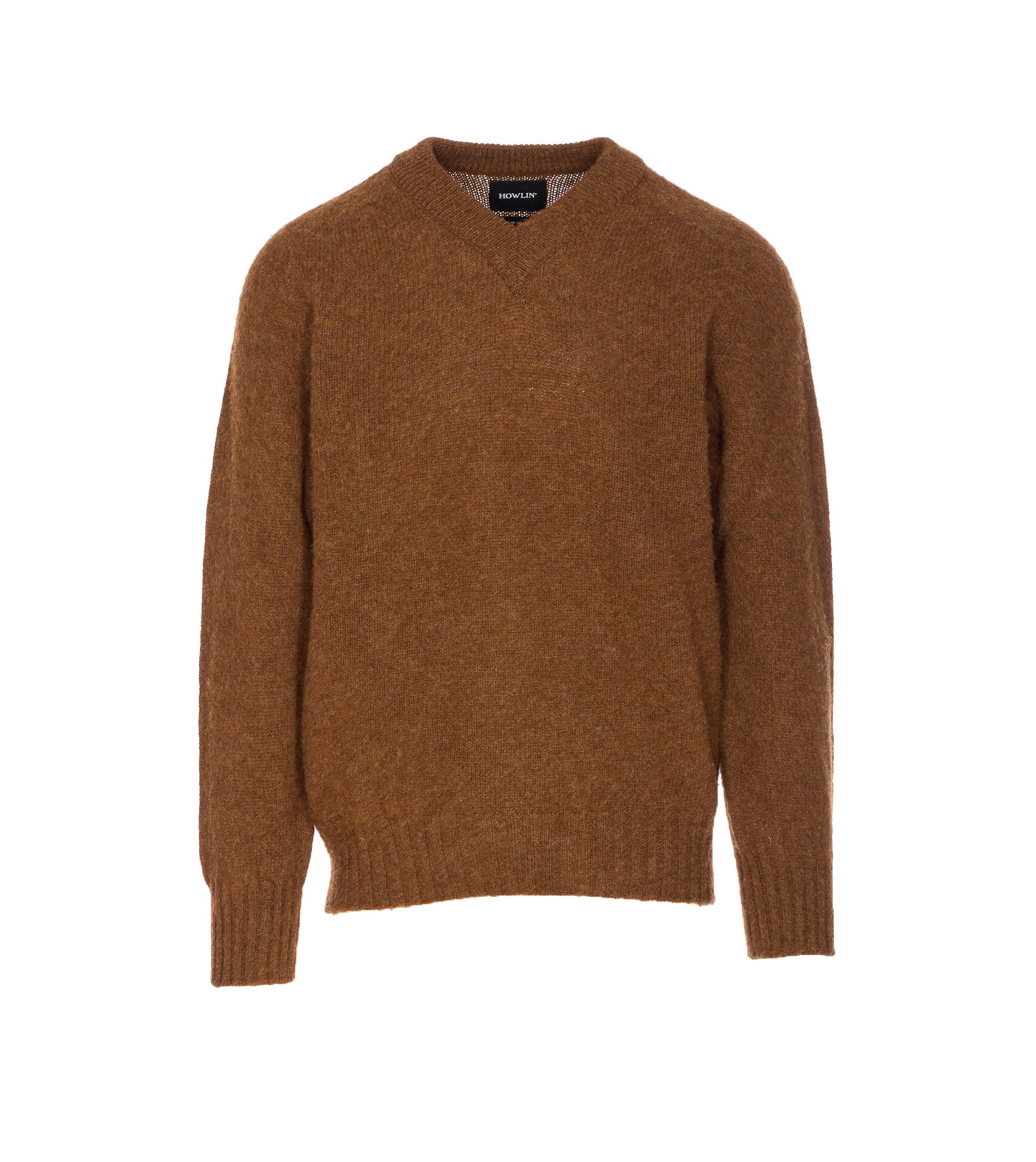 Howlin Sweaters Brown Pure Wool