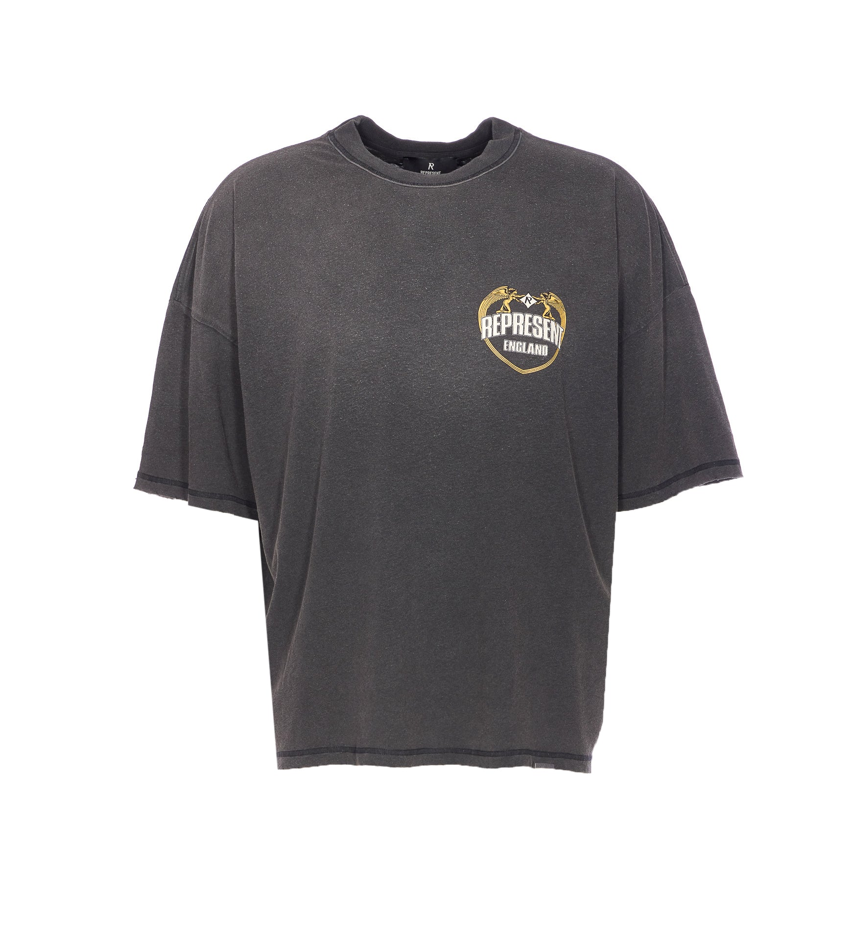 Represent T-shirts and Polos Grey Organic Cotton