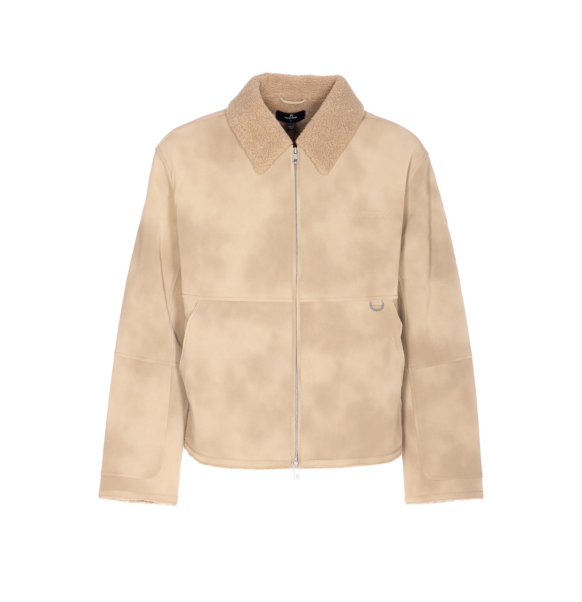 Represent Jackets Beige Polyurethane