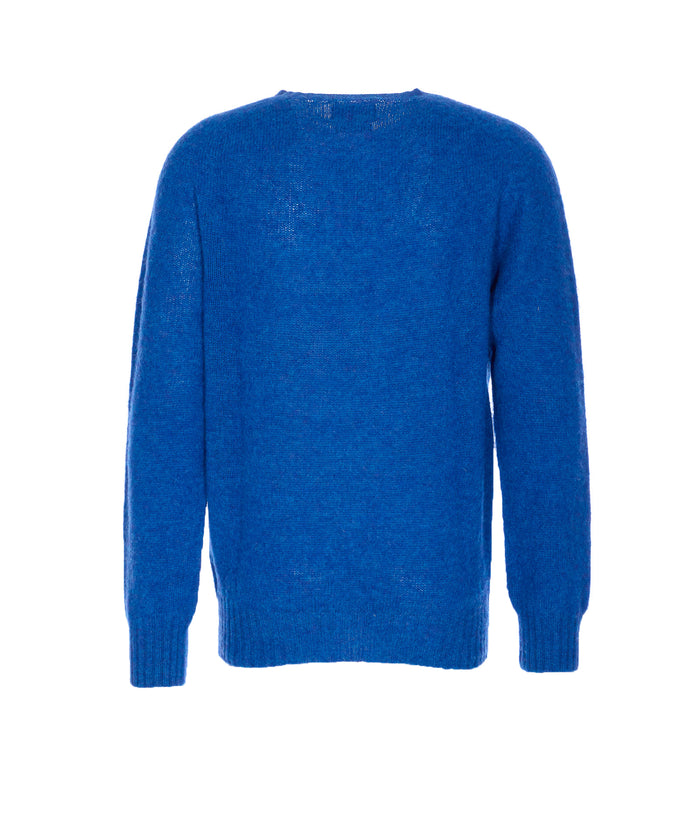 Howlin Sweaters Blue Pure Wool