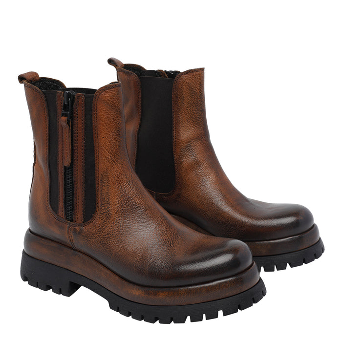 Pawelks Boots Brown Calf Leather/rubber Sole