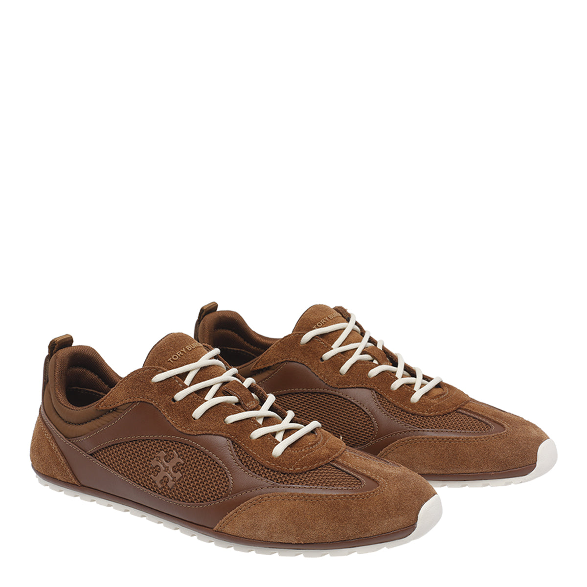Tory Burch Sneakers Brown Calf Leather/rubber Sole