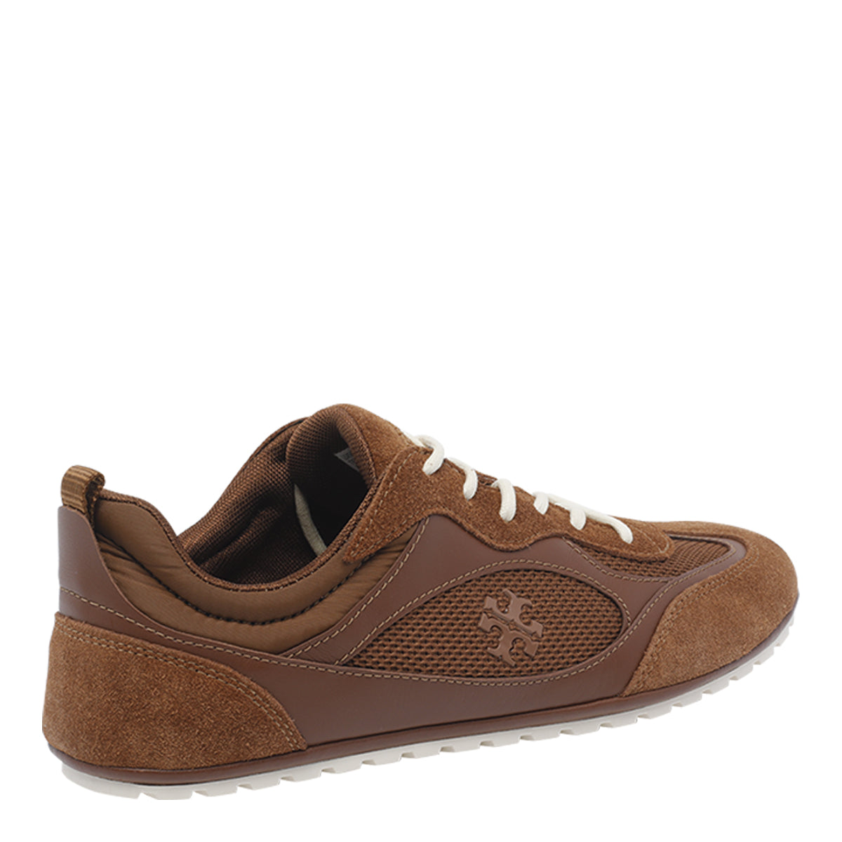 Tory Burch Sneakers Brown Calf Leather/rubber Sole
