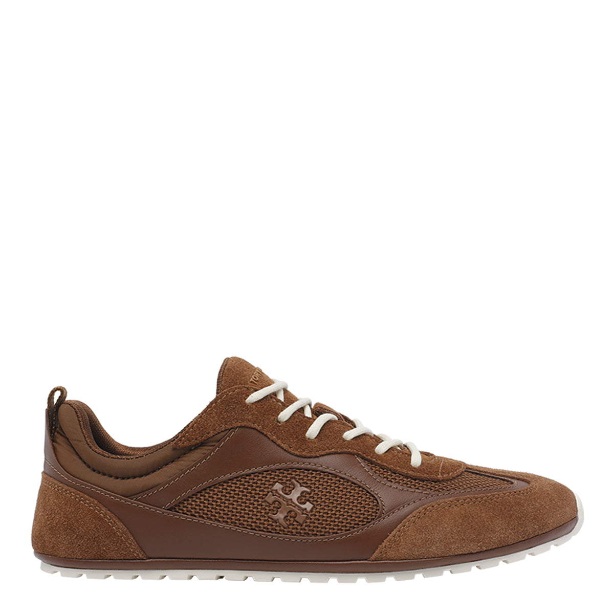 Tory Burch Sneakers Brown Calf Leather/rubber Sole