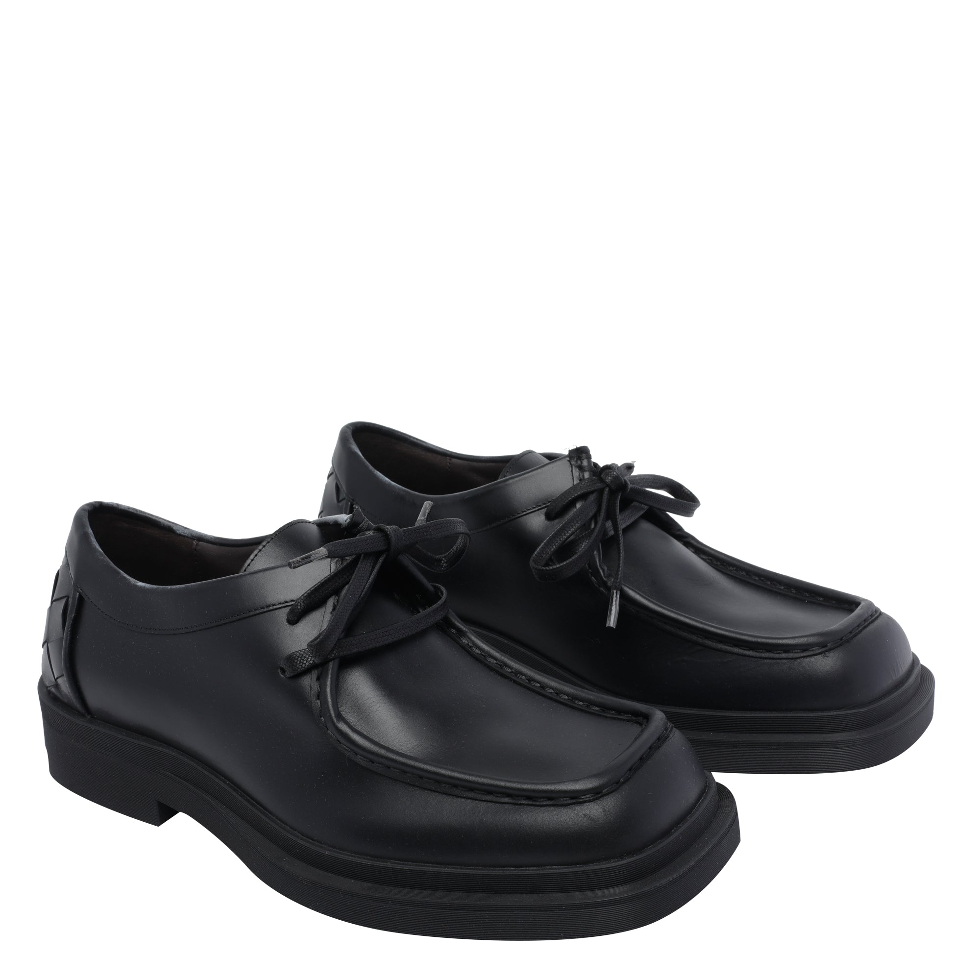 Bottega Veneta Flat shoes Black Calf Leather/rubber Sole