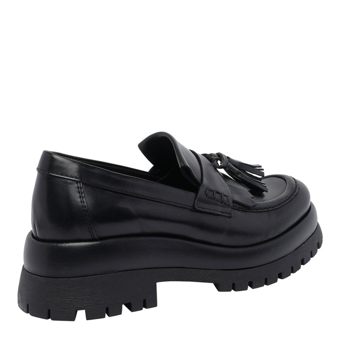 Pawelks Flat Shoes Black Calf Leather/rubber Sole