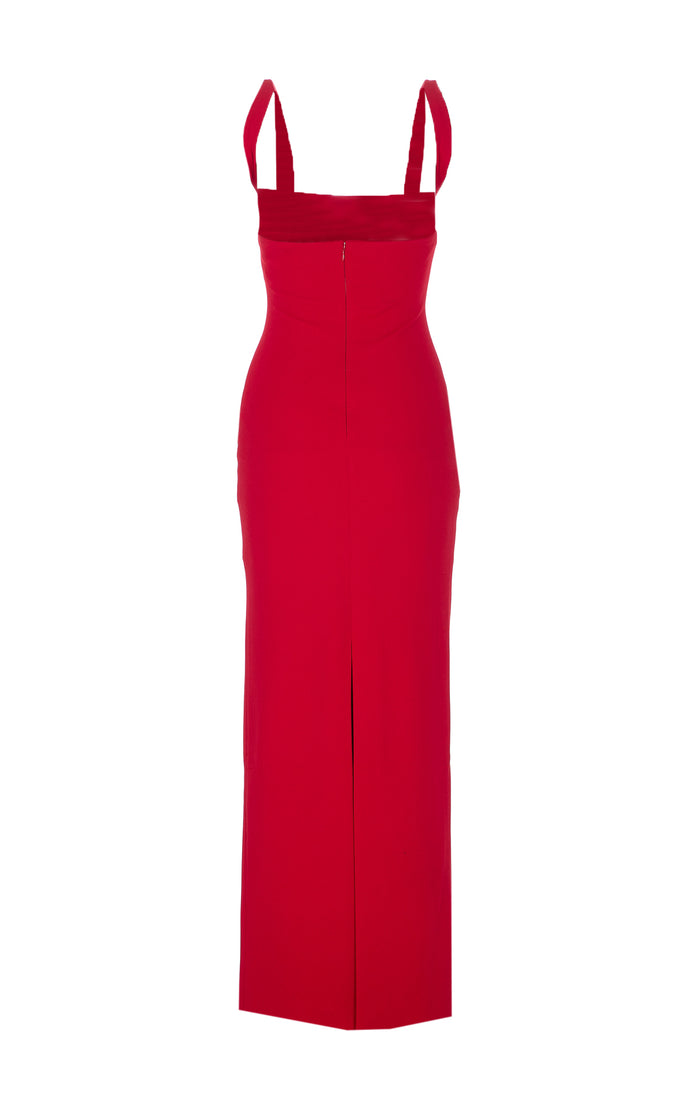 Solace London Dresses Red Polyester