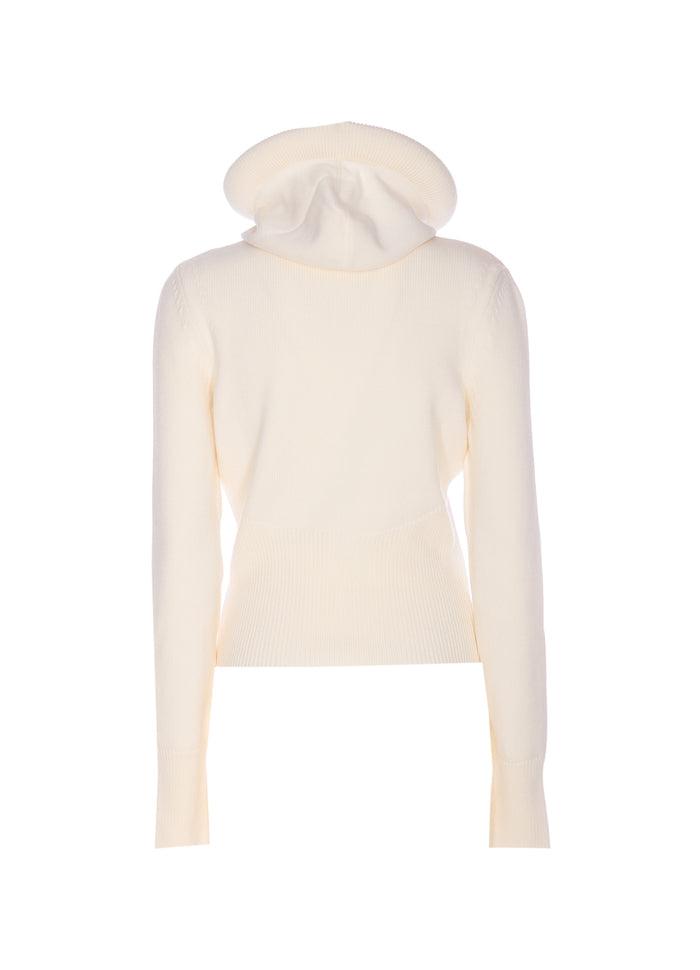 Alaia Sweaters White Virgin Wool