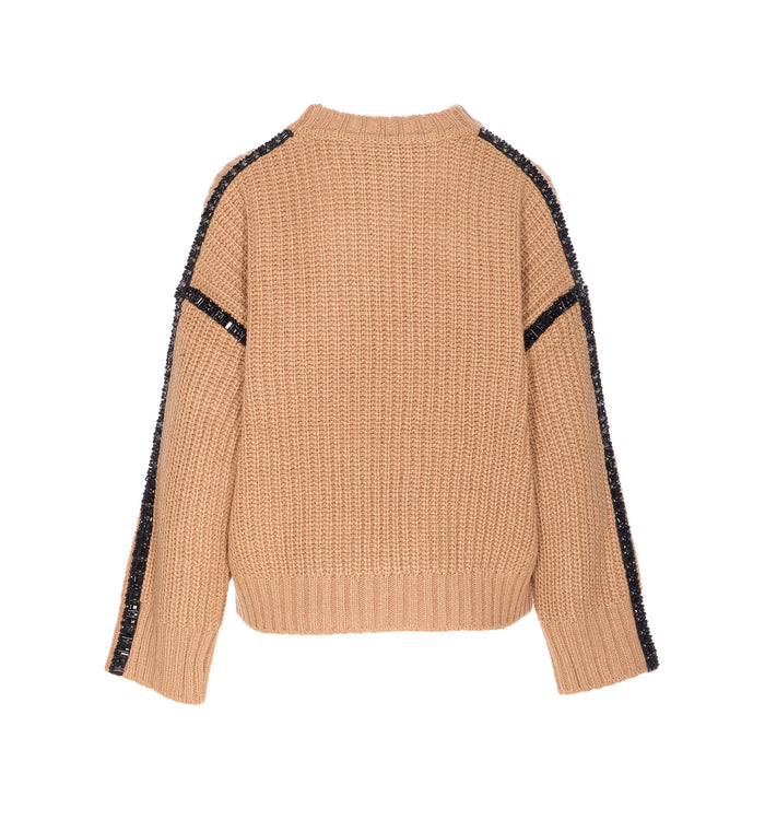 Essentiel Antwerp Sweaters Beige Acrylic