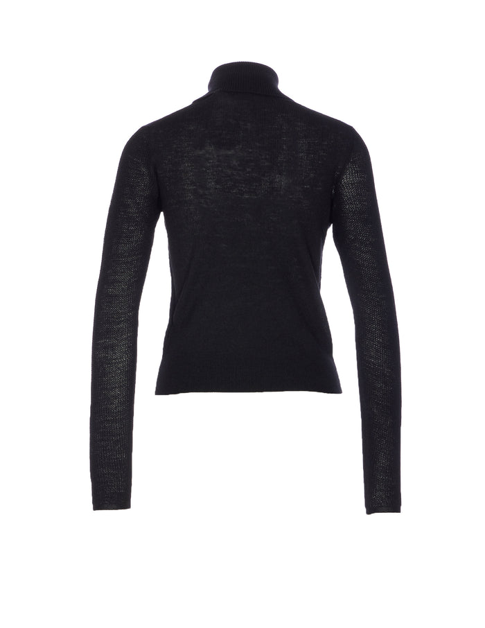 Burberry Sweaters Black Alpaca Wool