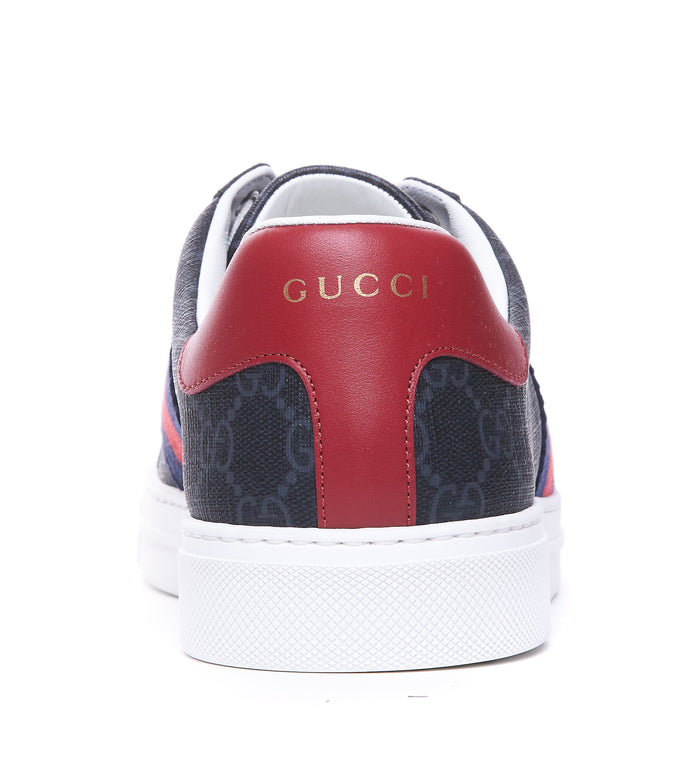 Gucci Sneakers Blue Fabric/rubber Sole