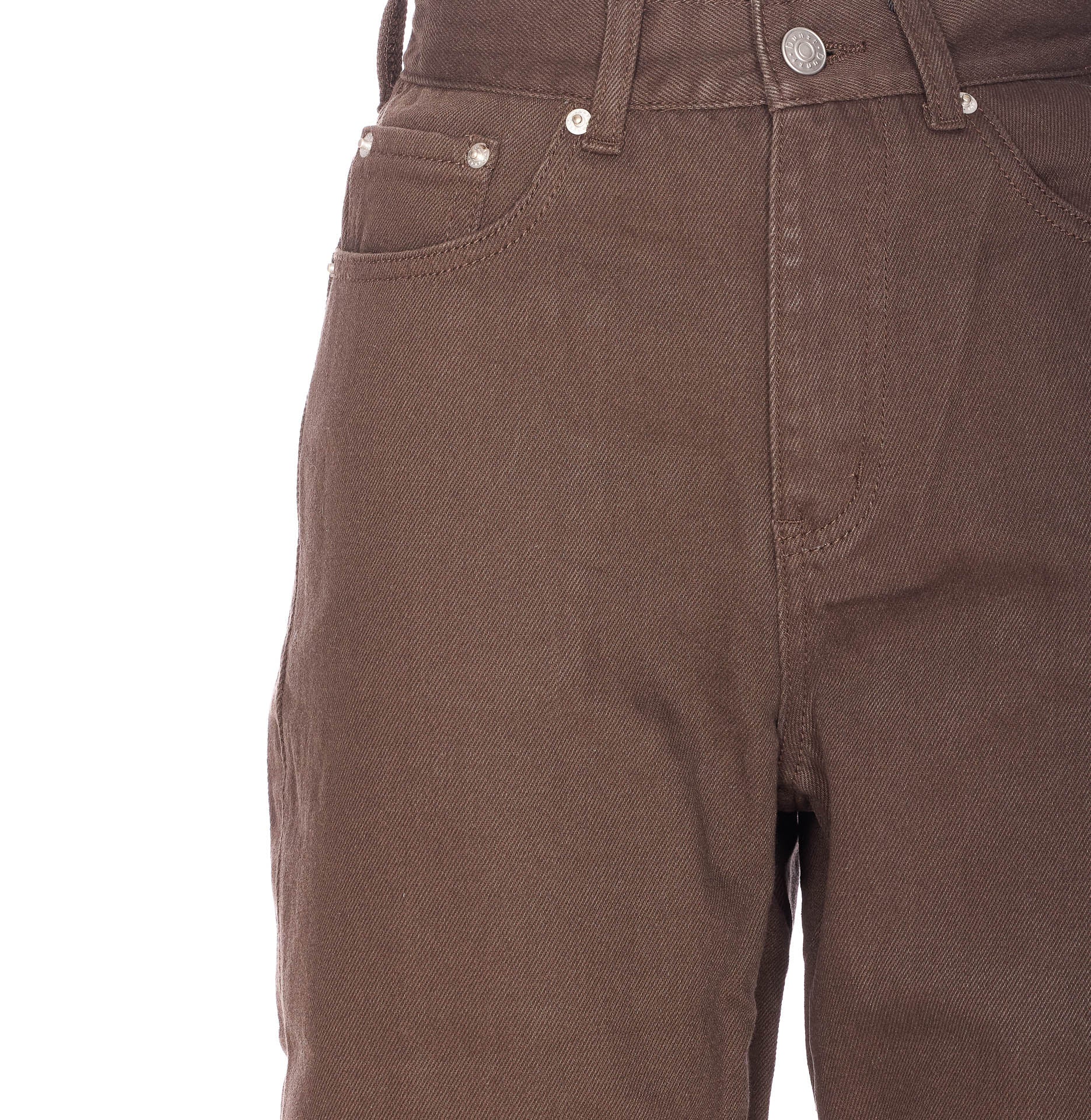 DUNST Jeans Brown Cotton