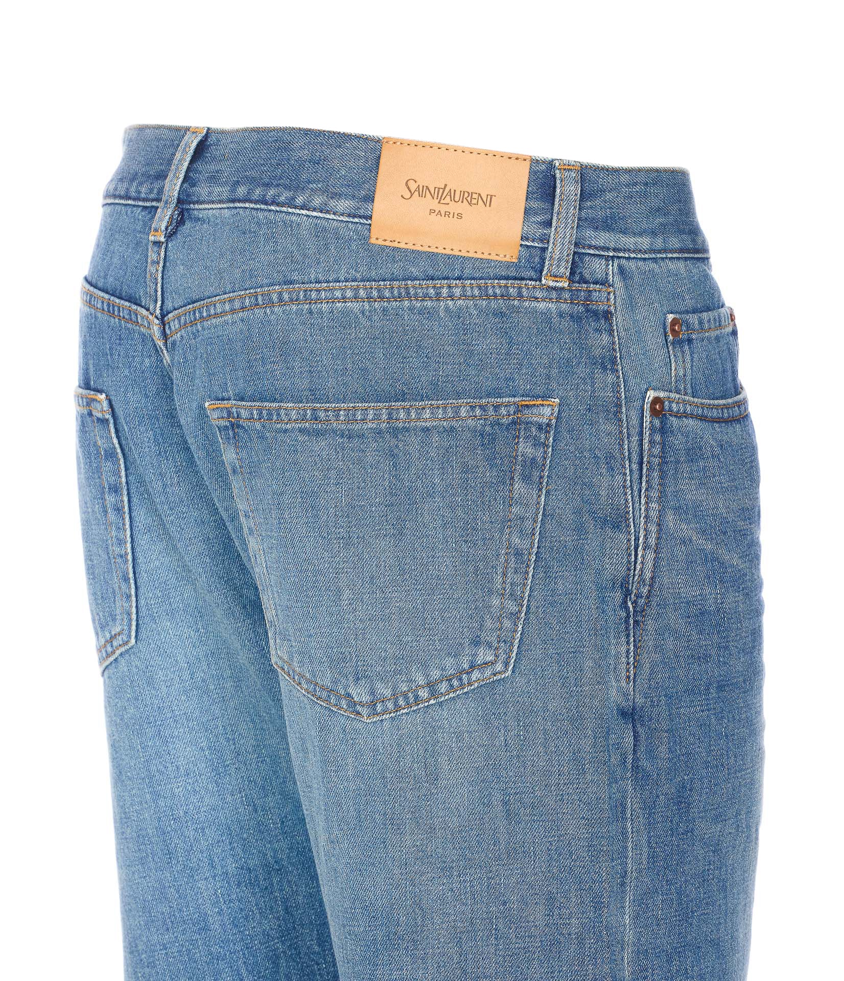 Saint Laurent Jeans Blue Cotton