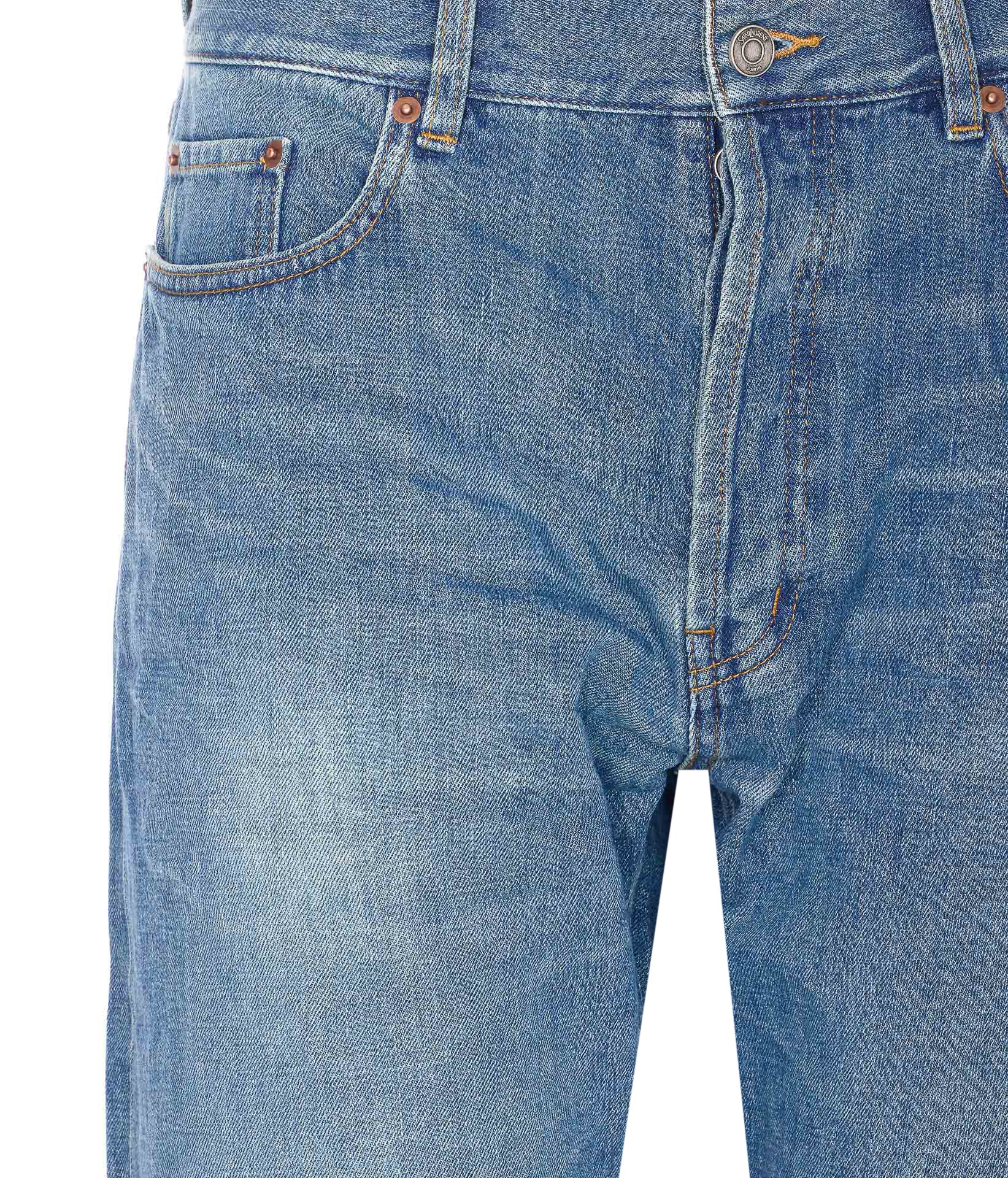 Saint Laurent Jeans Blue Cotton