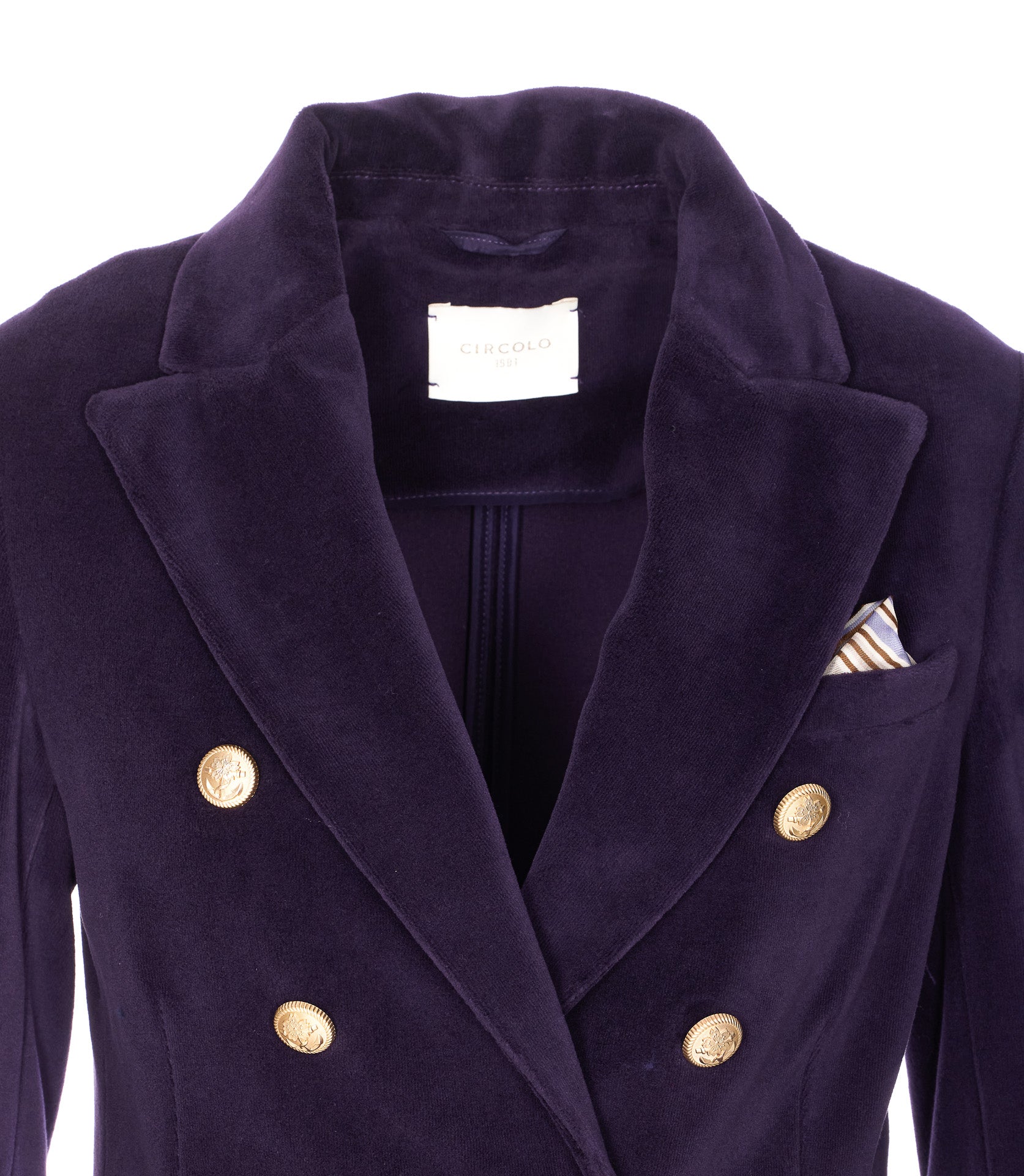 Circolo 1901 Jackets Purple Cotton